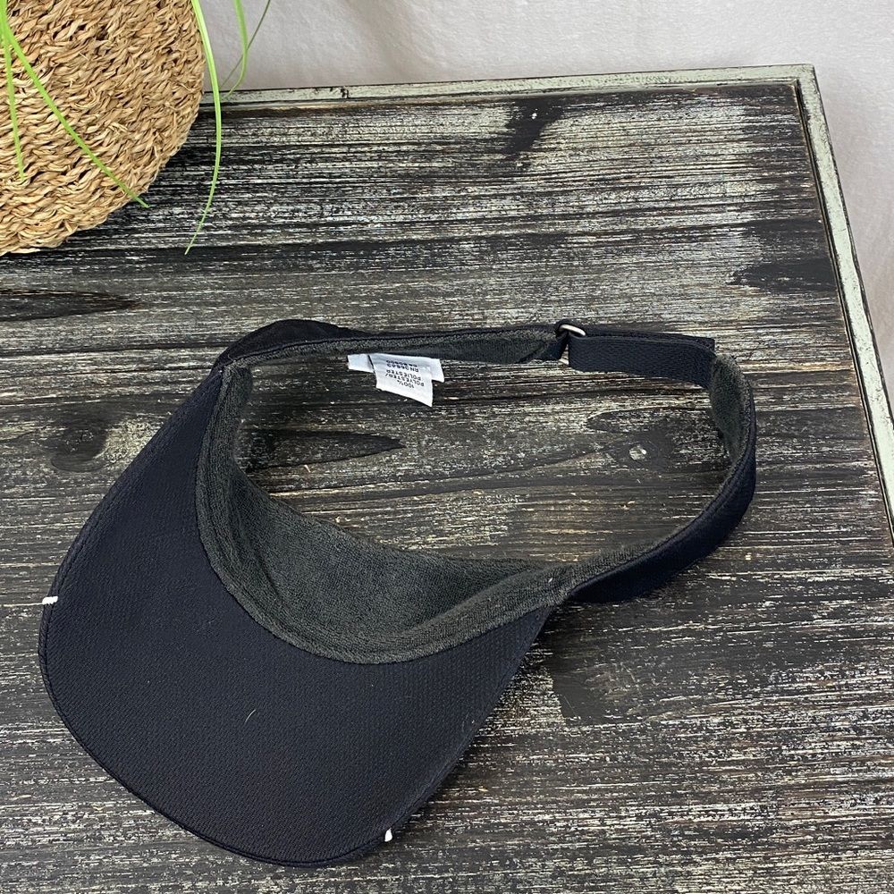 Izod Black & White Visor Sun Hat OS - Picture 3 of 5